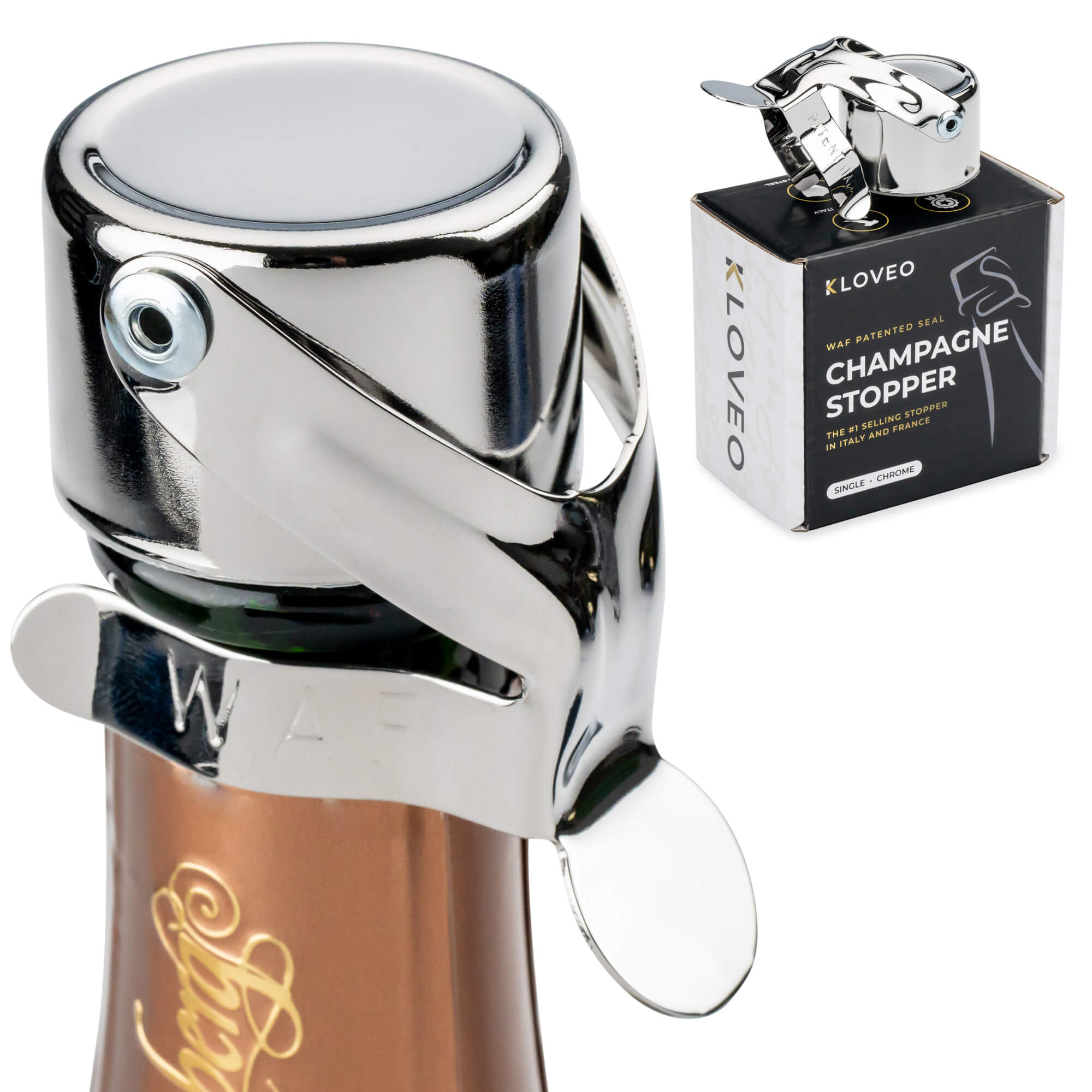 Cilio - Tappo/Pompa per spumante - Champagne Stopper